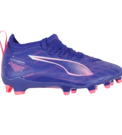 Puma Fodboldstøvler - Ultra 5 Match FG/AG Jr - Lapis Lazuli/Hvid