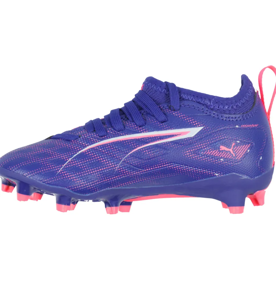 Puma Fodboldstøvler - Ultra 5 Match FG/AG Jr - Lapis Lazuli/Hvid