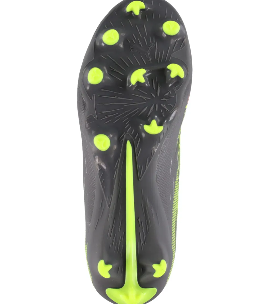 Puma Fodboldstøvler - Ultra 5 Match FG/AG Jr - Silver Yellow/Age