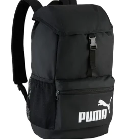 Puma Rygsæk - Phase Hooded - Puma Black m. Hvid