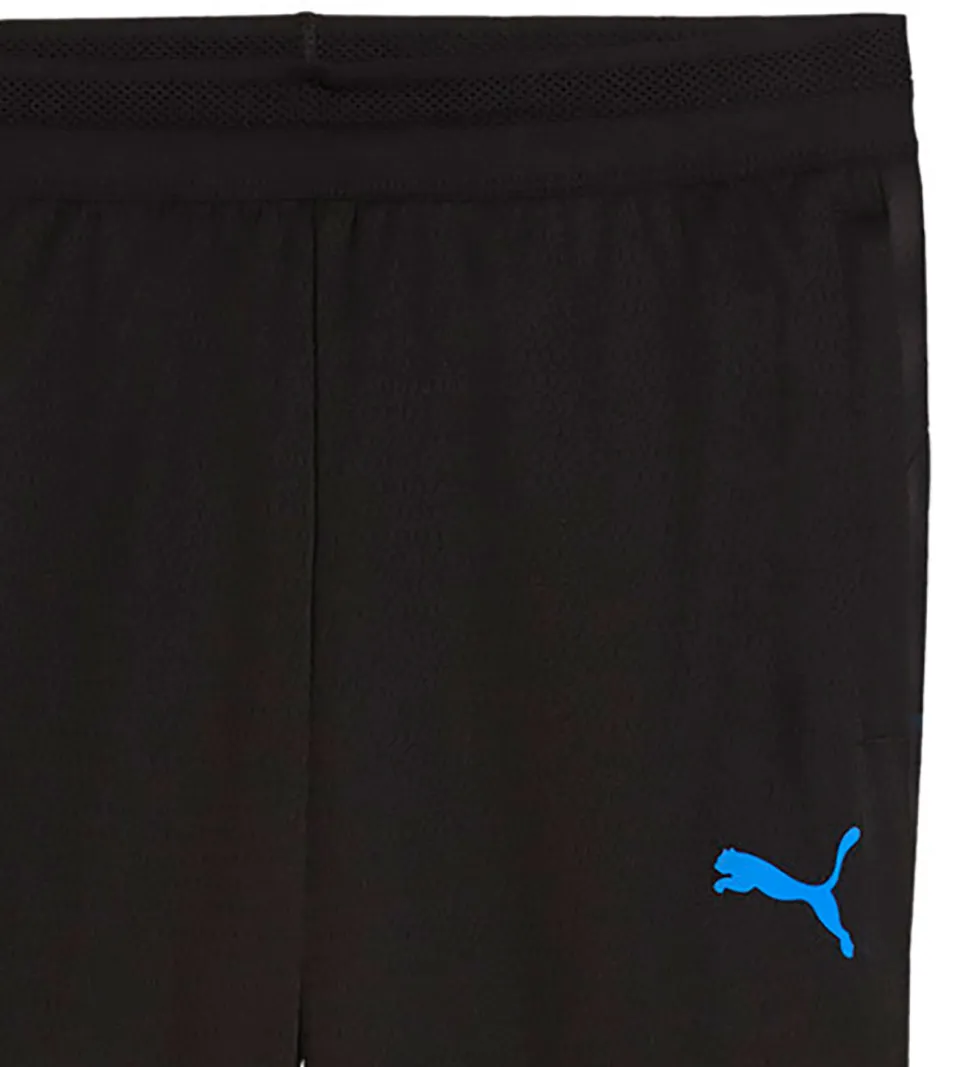 Puma Træningsbukser - Individual Cup - Sort m. Blå
