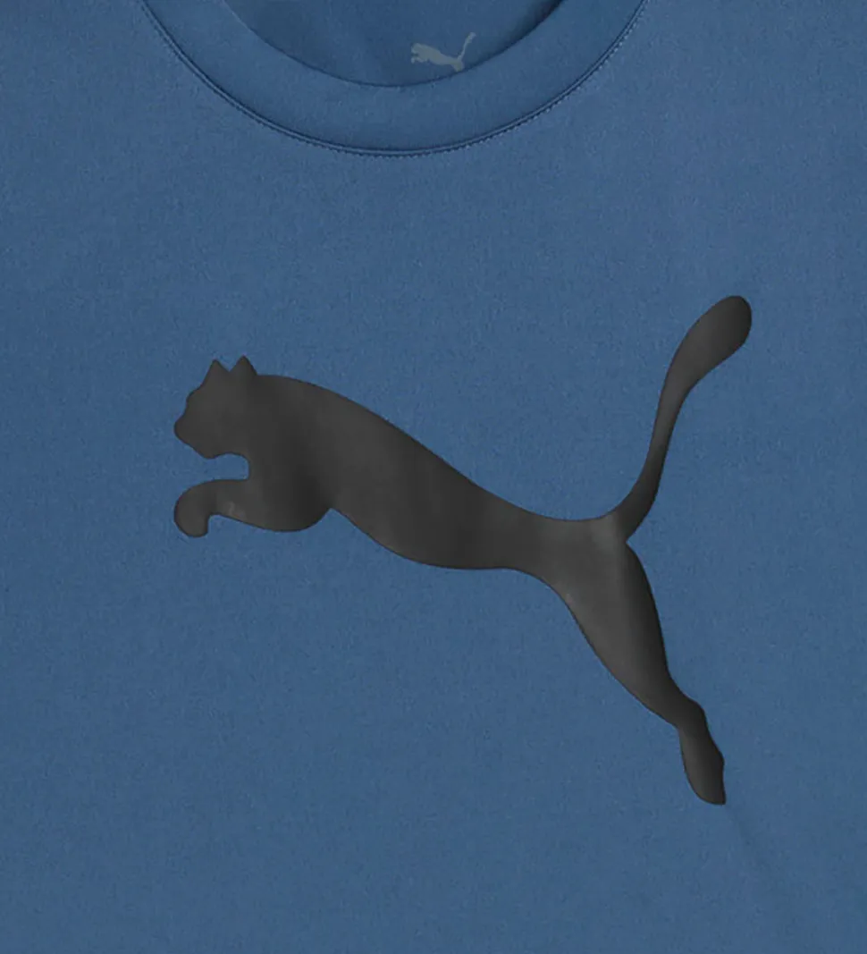 Puma T-shirt - Tad - Dark Indigo m. Logo