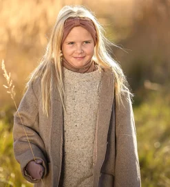 Racing Kids Pandebånd - Uld/Bomuld - Acorn m. Sløjfe