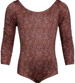 Rethinkit Gymnastikdragt - Frida - Rose Brown Flowers