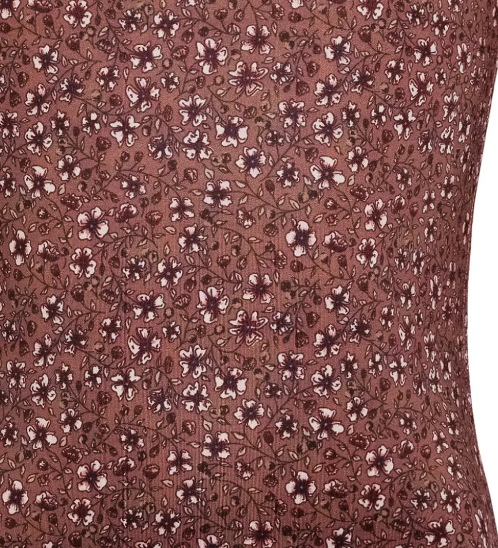 Rethinkit Gymnastikdragt - Frida - Rose Brown Flowers