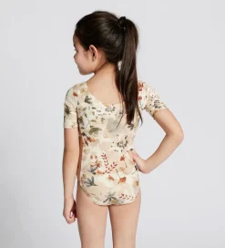 Rethinkit Gymnastikdragt k/æ - Fraya - Flower Camouflage