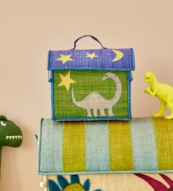 Rice Opbevaringskurv - Ekstra Lille Raffia Hus - 24x17x22 cm - G