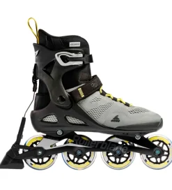 Rollerblade Rulleskøjter - Macroblade - 80 ABT - Silver/Neon Yel