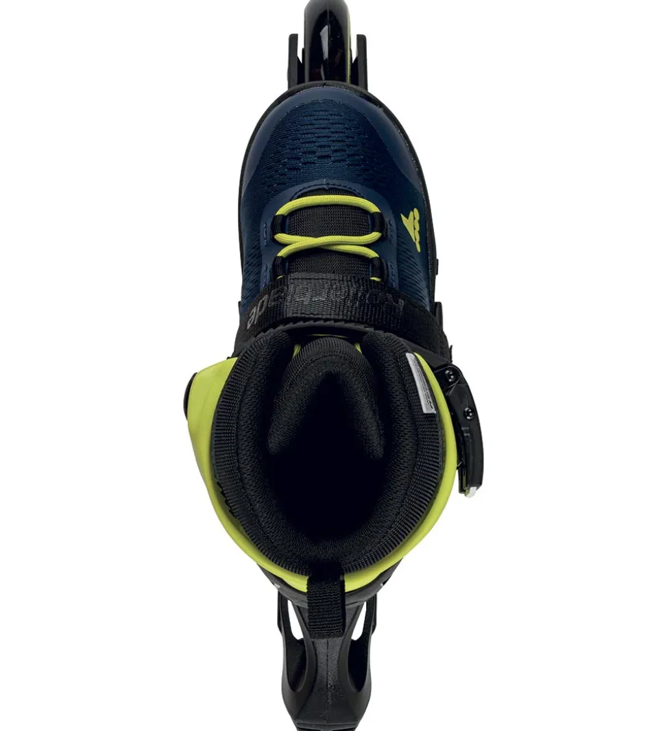 Rollerblade Rulleskøjter - Microblade 3WD - Blue/Lime - In
