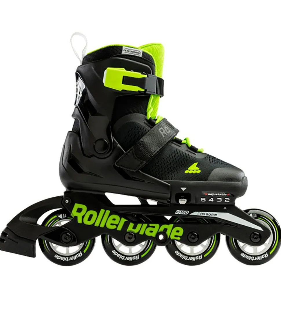 Rollerblade Rulleskøjter - Microblade - Sort/Grøn - Inliner