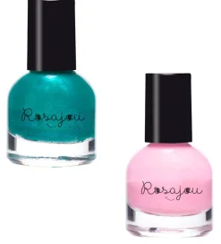 Rosajou Sminkesæt - Blush/Læbestift/Neglelak m.m. - 7 Dele