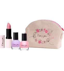 Rosajou Sminkesæt - Læbestift/Neglelak m.m. - 5 Dele