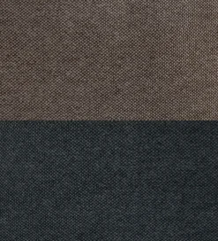 SACKit Sækkestol - Canvas Lounge Chair - 96x80x70 cm - Sort/Brun