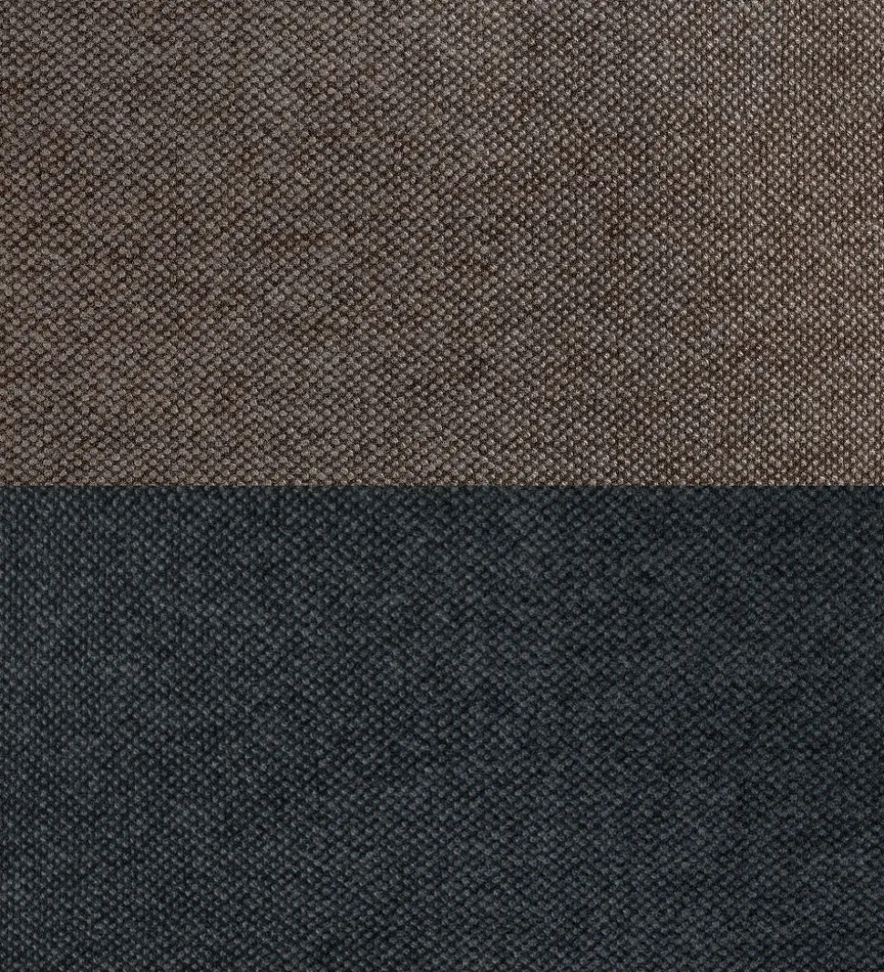 SACKit Sækkestol - Canvas Lounge Chair - 96x80x70 cm - Sort/Brun