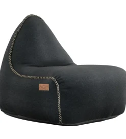 SACkit Sækkestol - Canvas Lounge Chair - 96x80x70 cm - Sort