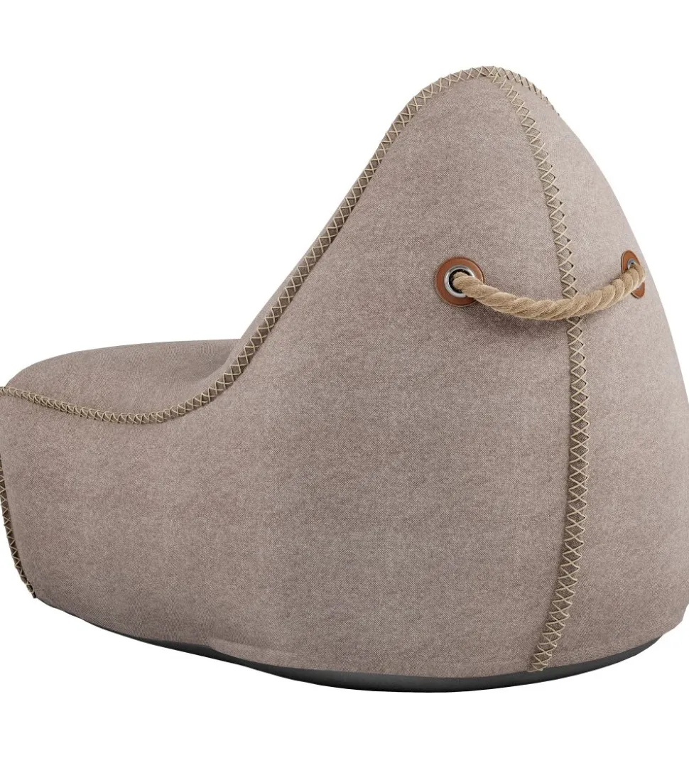 SACKit Sækkestol - Canvas Lounge Chair - 96x80x70 cm - Sand