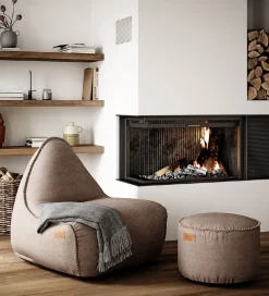 SACKit Sækkestol - Canvas Lounge Chair - 96x80x70 cm - Sand