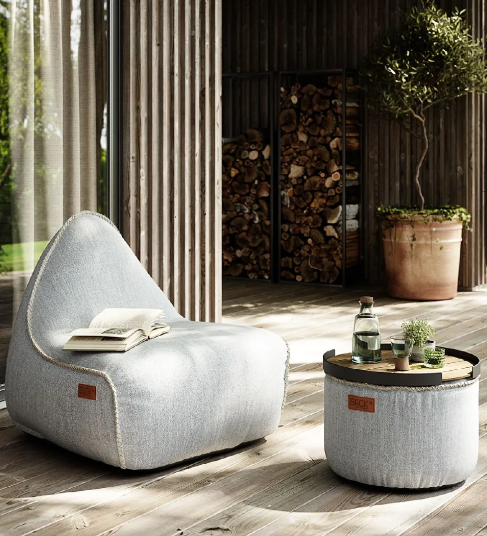 SACKit Sækkestol - Cobana Lounge Chair - 96x80x70 cm - Hvid