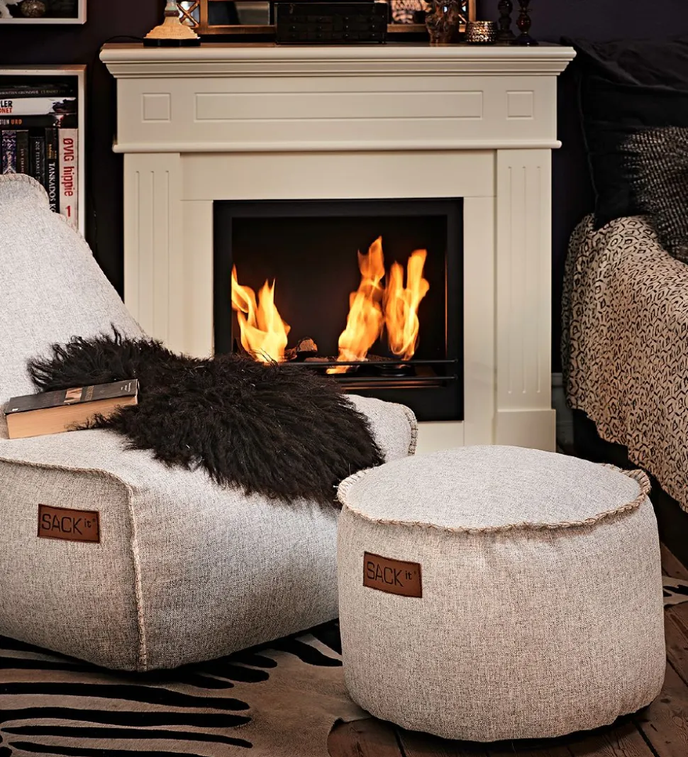 SACKit Sækkestol - Cobana Lounge Chair - 96x80x70 cm - Hvid