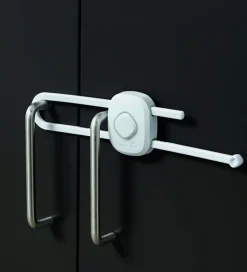 Safety 1st Skabslås m. Snydeknap - Hvid