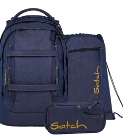 Satch Skoletaskesæt - Pack - Denim Blue
