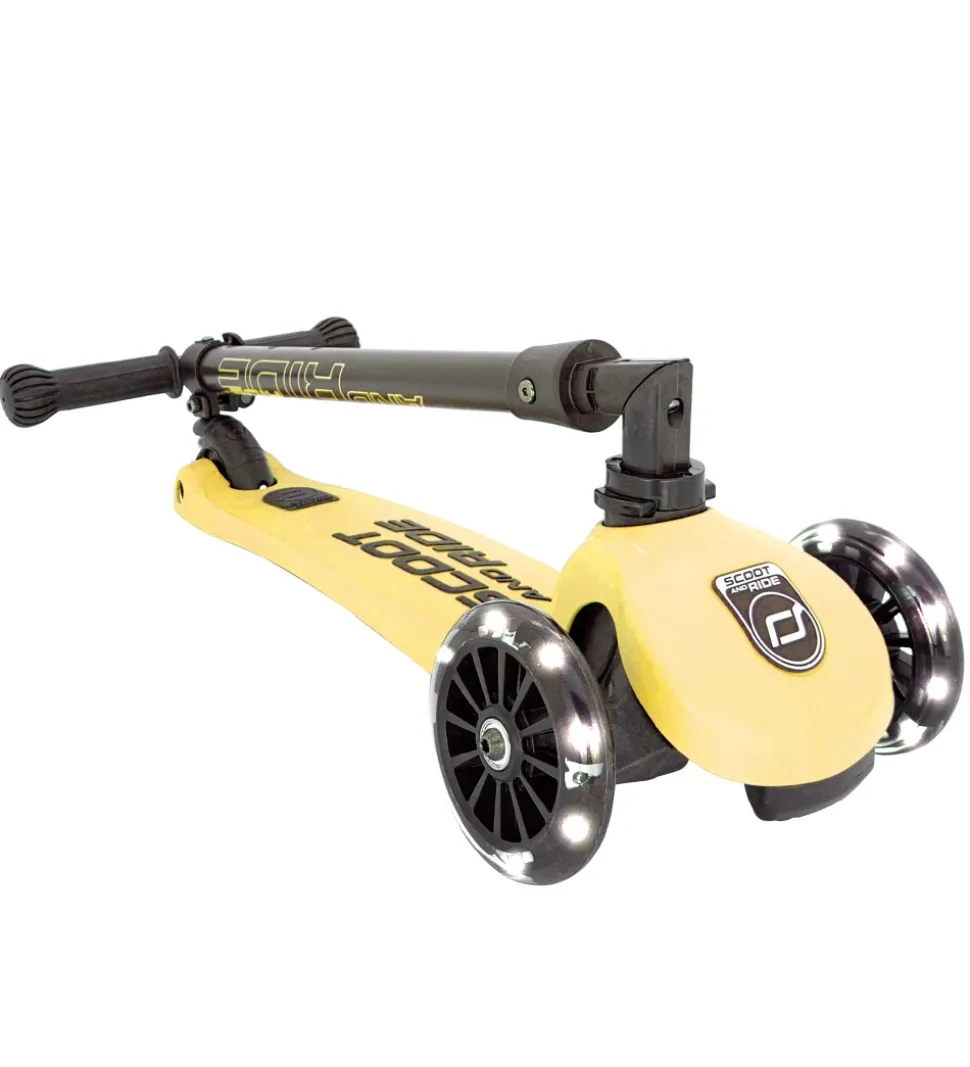 Scoot and Ride Highway Kick 3 - LED - Lemon