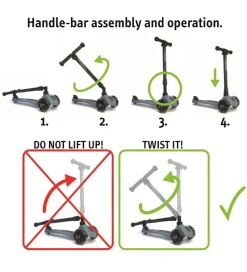 Scoot and Ride Highway Kick 3 - LED - Lemon