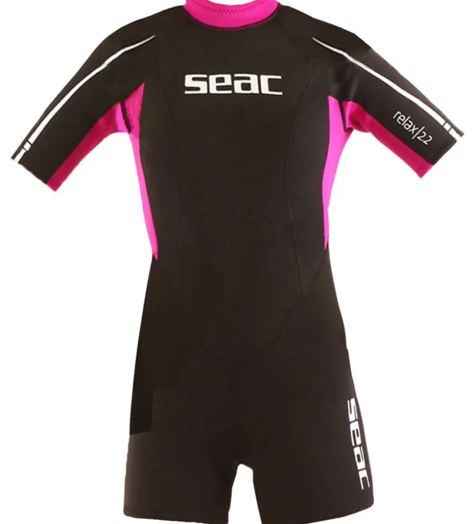 Seac Våddragt - Relax Shorty Lady 2,2 mm - Sort/Pink