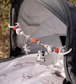 Sebra Barnevognskæde - Hæklet - Teeny Toes