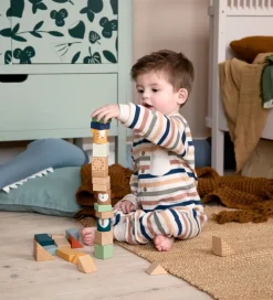 Sebra Byggeklodser - Træ - Wildlife Animals