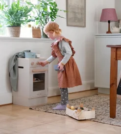 Sebra Legekøkken - Ovn & Komfur - Træ - Seabreeze Beige