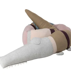 Sebra Pude - Strikket - 190 cm - Sleepy Croc - Powder Rose Mix