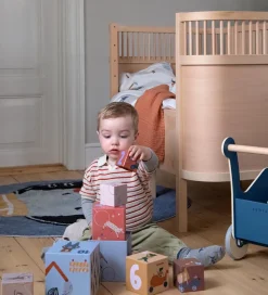 Sebra Seng - Baby/Junior - Wooden Edition