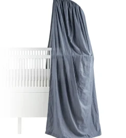 Sebra Sengehimmel - Sky - Dobbyvævet - Forest Lake Blue