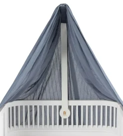 Sebra Sengehimmel - Sky - Dobbyvævet - Forest Lake Blue