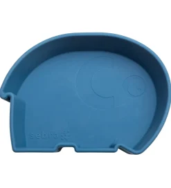 Sebra Skål - Silikone - Fanto - Nordic Blue