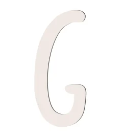 Sebra Træbogstaver - G - Birchbark Beige