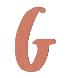 Sebra Træbogstaver - G - Watermelon Pink