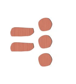 Sebra Træbogstaver - Tegn - Watermelon Pink