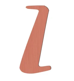 Sebra Træbogstaver - Z - Watermelon Pink