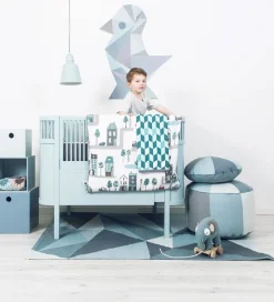 Sebra Wallstickers - Rosa Geometrisk Fugl