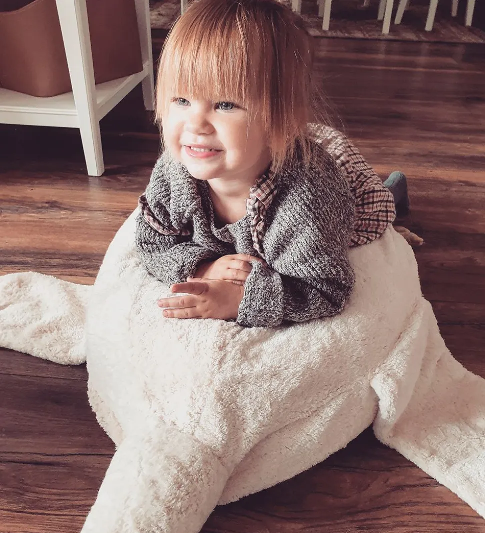 Senger Naturwelt Sækkestol - Gås - Hvid