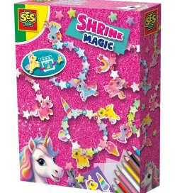 SES Creative Kreasæt - Krympeplast - Enhjørning Armbånd