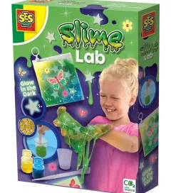SES Creative Kreasæt - Slimlaboratorie - Selvlysende