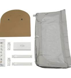 SHNUGGLE Barneseng - Ombygningssæt - 125x66 cm - Dove Grey