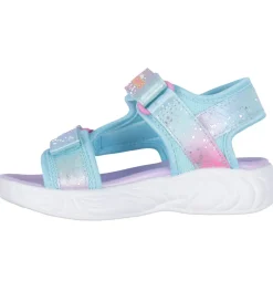 Skechers Sandaler m. Lys - Unicorn Dreams - Purple Multicolor