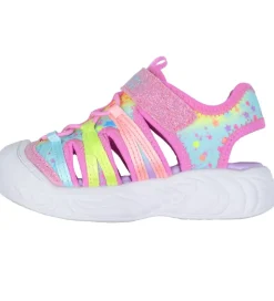 Skechers Sandaler m. Lys - Unicorn Dreams Explorer - Pink/Multi