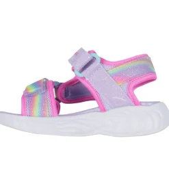 Skechers Sandaler m. Lys - Dreamy Unicorns - Lavender/Multi