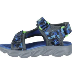 Skechers Sandaler m. Lys - Hypno-Splash - Blue Lime