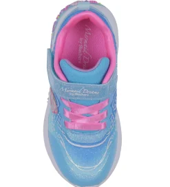 Skechers Sko m. Lys - My Dreamers Lil Mermaid - Blå/Multi